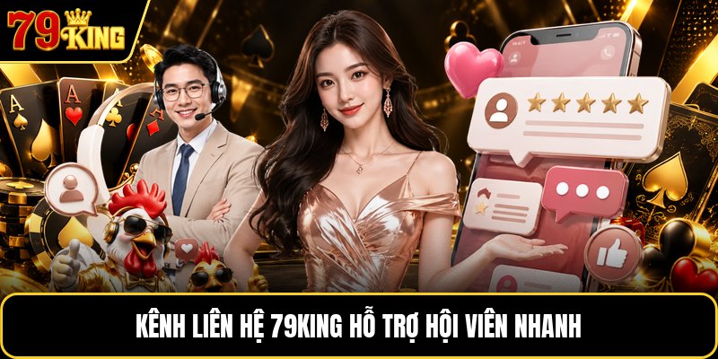 Kênh liên hệ 79KING hỗ trợ hội viên nhanh