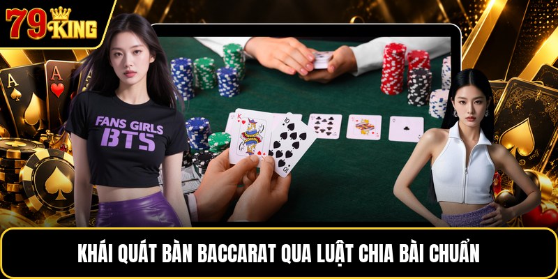 Khái quát bàn baccarat qua luật chia bài chuẩn