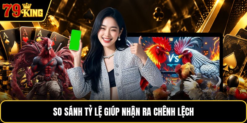 So sánh tỷ lệ giúp nhận ra chênh lệch