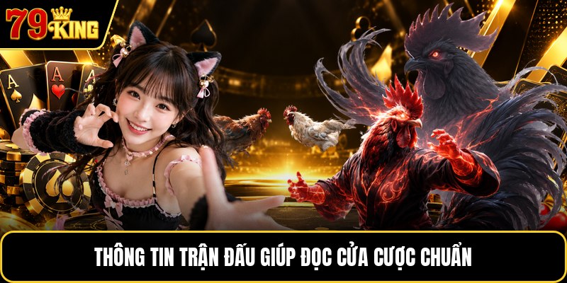 Thông tin trận đấu giúp đọc cửa cược chuẩn